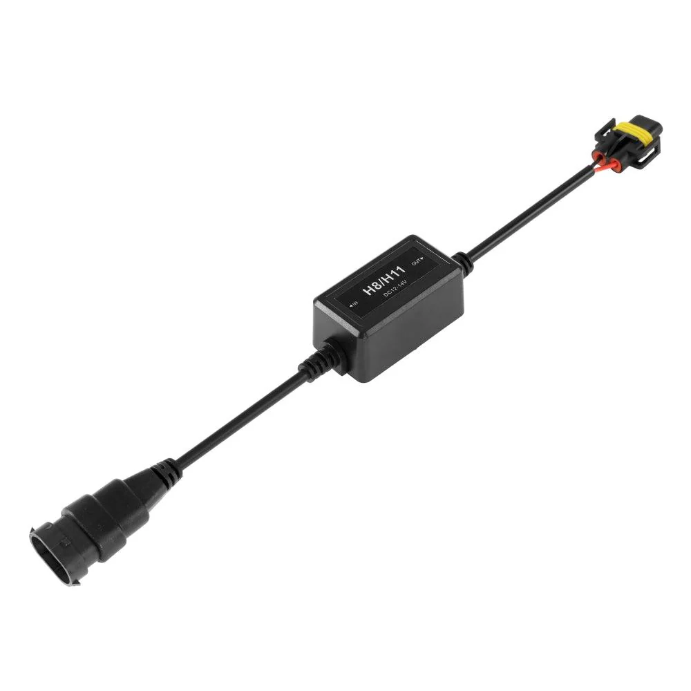 H11/H9/H8 C10-MODEL Enhanced LED Headlight Bulbs Canbus Decoder Anti-Flicker Hyper Flash No Warning Harness Resistor Conversion Kit 2pcs/set - Image 9