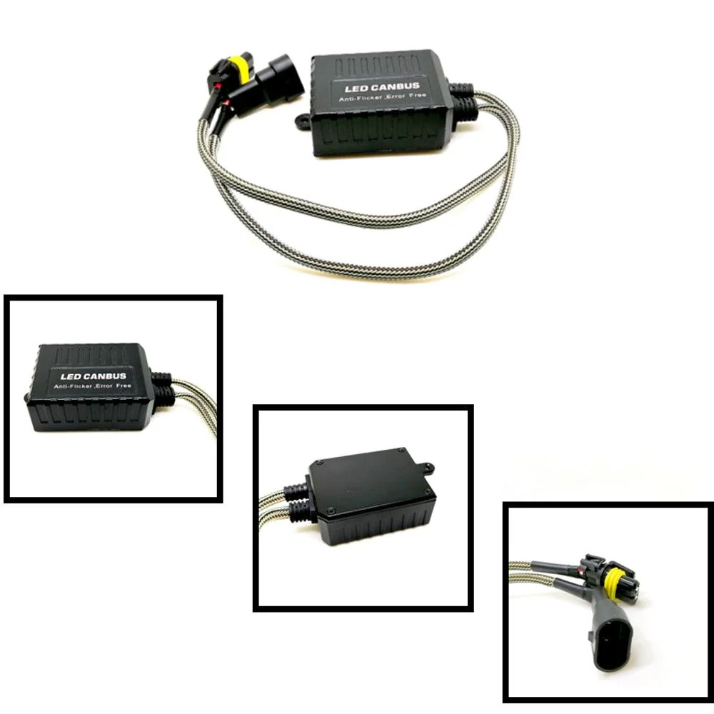 9006/HB4 C20-Model Decoder-Pro Enhanced LED Headlight Bulbs Canbus Decoder Harness Resistor Conversion Kit 2pcs/Set - Image 10