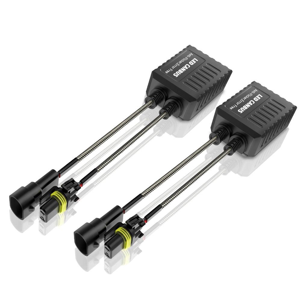 9006/HB4 C20-Model Decoder-Pro Enhanced LED Headlight Bulbs Canbus Decoder Harness Resistor Conversion Kit 2pcs/Set - Image 9