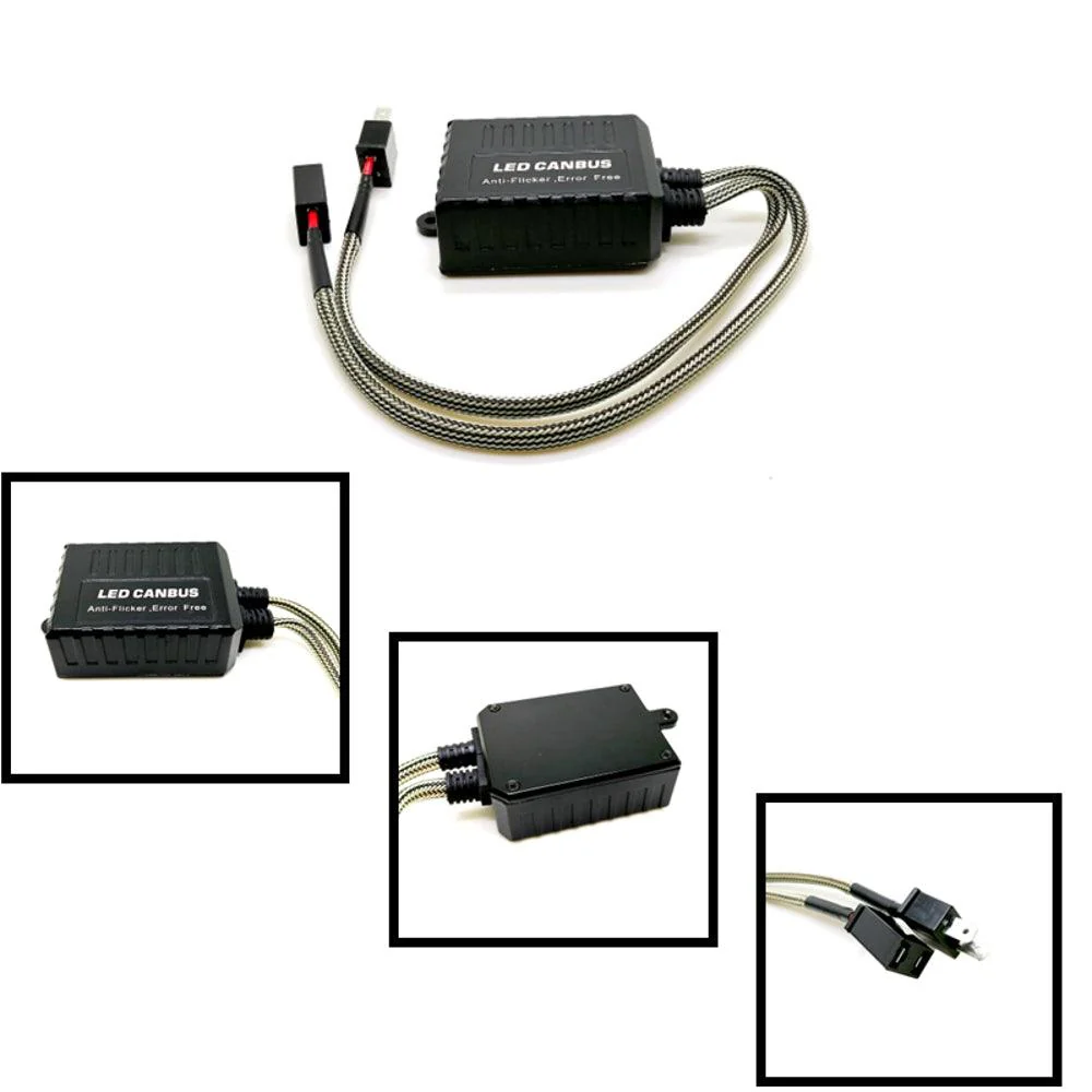 H7 C20-Model Decoder-Pro Enhanced Led Headlight Bulbs Canbus Decoder Harness Resistor Conversion Kit 2pcs/set - Image 10