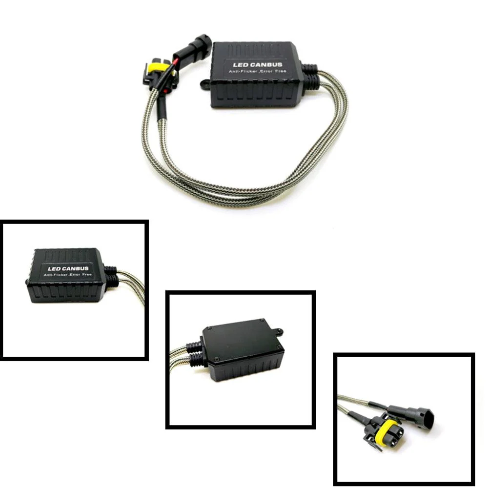 H11/H9/H8 C20-Model Decoder-Pro Enhanced Led Headlight Bulbs Canbus Decoder Harness Resistor Conversion Kit 2pcs/set - Image 10