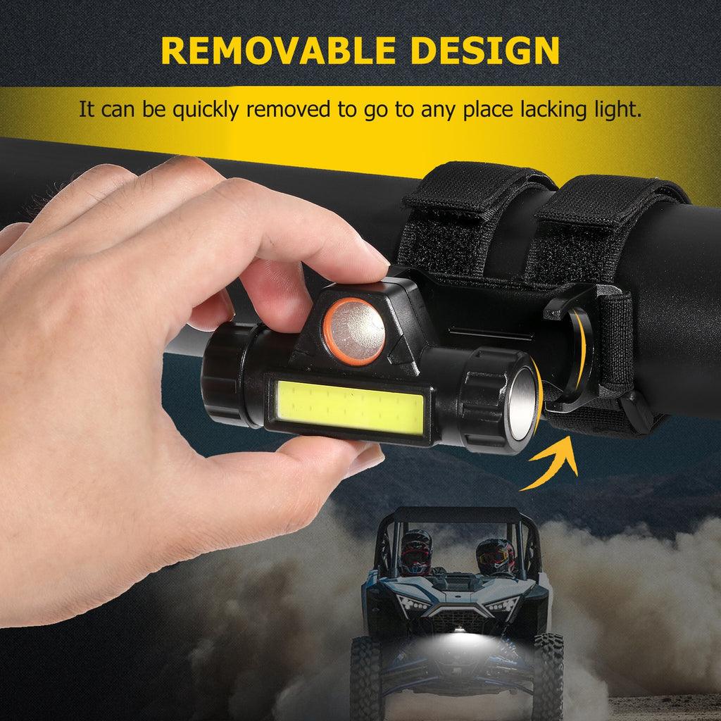 Dome Light UTV Interior Light Universal Roll Bar Cage Mount + RGBW LED Rock Light with Bluetooth Control for Polaris, Can-Am, UTV, ATV, Off-road Vehicle - Image 13