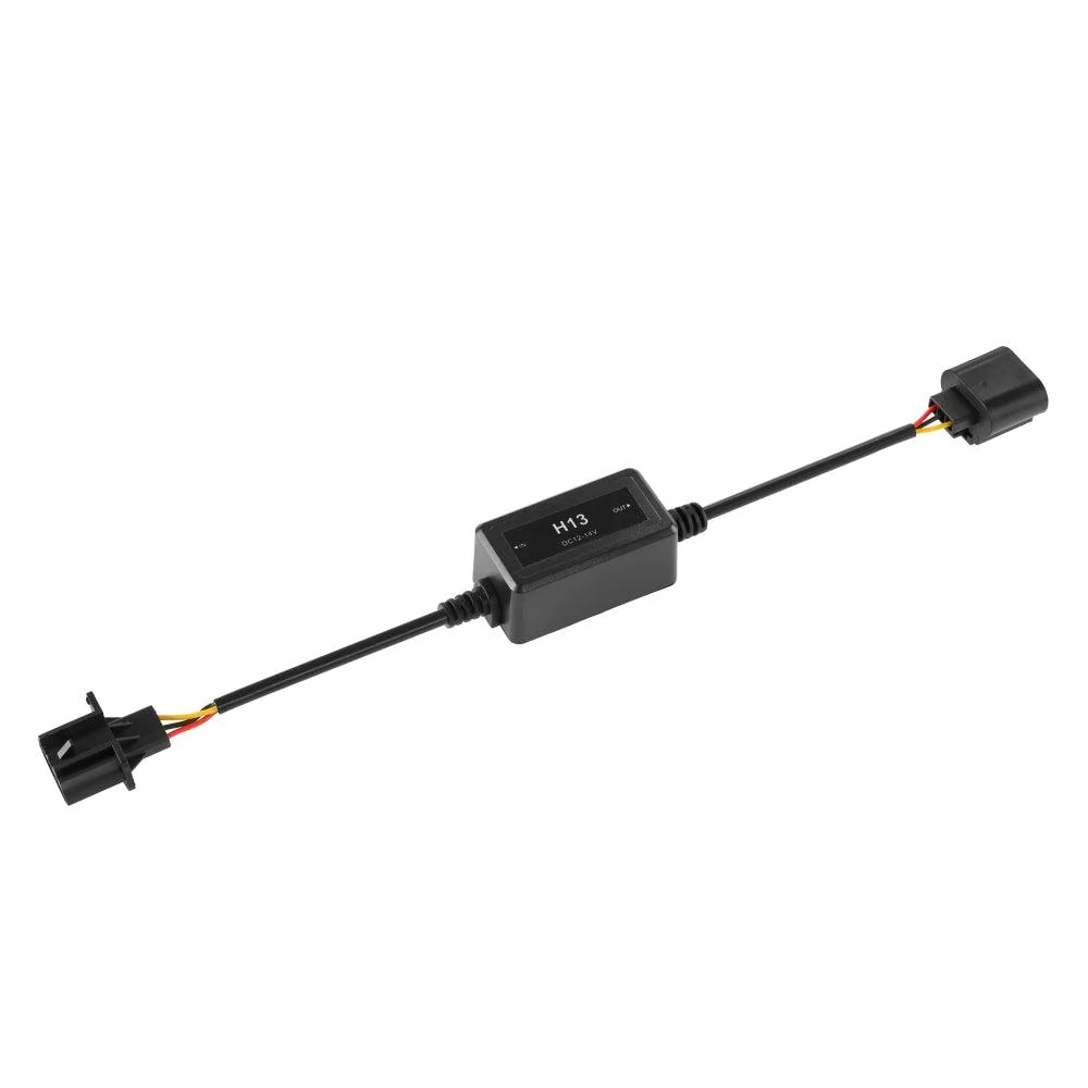 H13/9008 C10-MODEL Enhanced LED Headlight Bulbs Canbus Decoder Anti-Flicker Hyper Flash No Warning Harness Resistor Conversion Kit 2pcs/set - Image 10