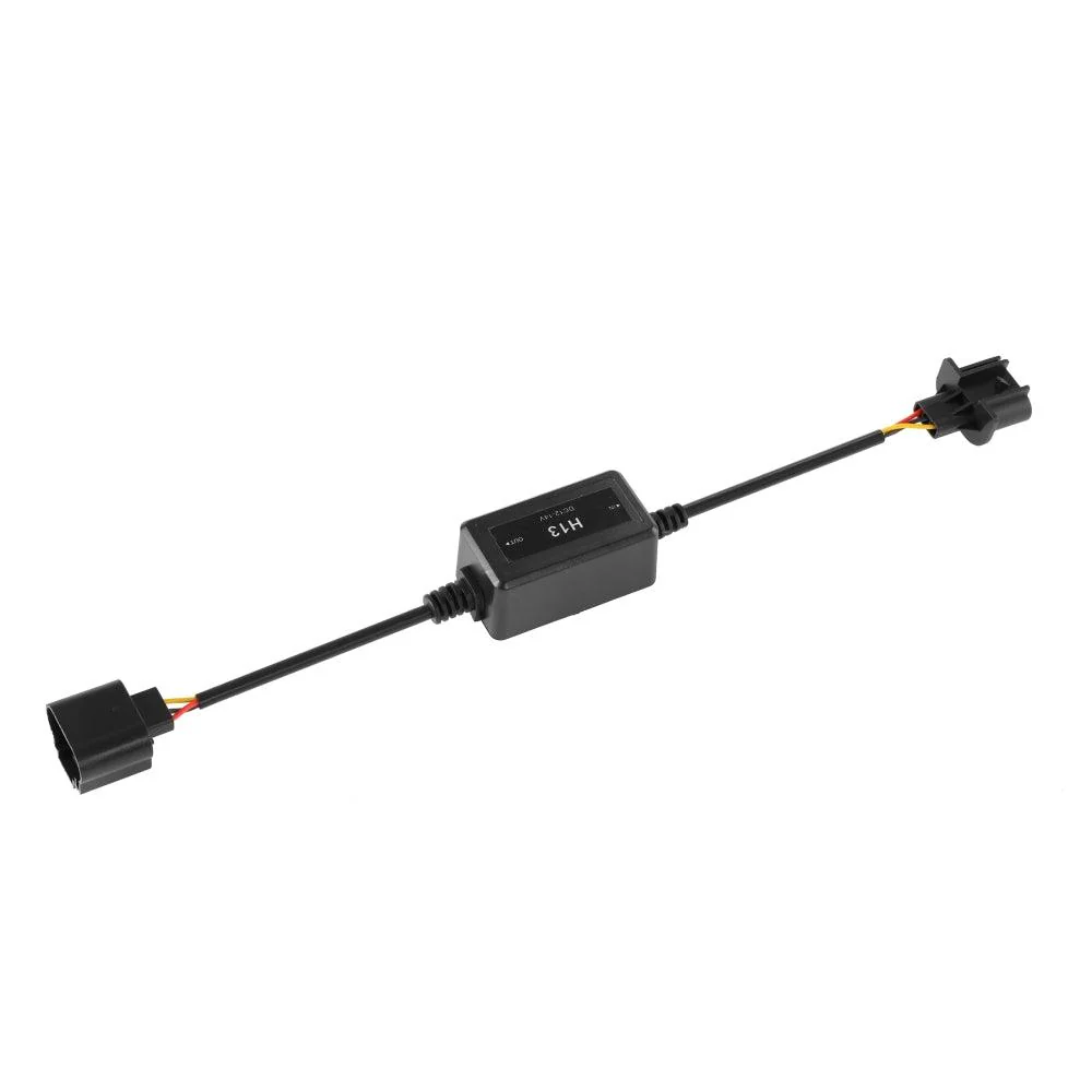 H13/9008 C10-MODEL Enhanced LED Headlight Bulbs Canbus Decoder Anti-Flicker Hyper Flash No Warning Harness Resistor Conversion Kit 2pcs/set - Image 3