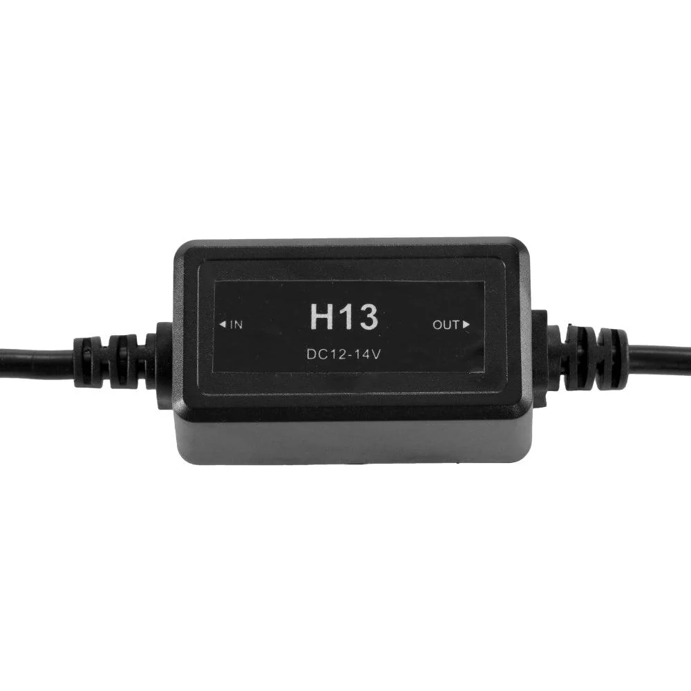 H13/9008 C10-MODEL Enhanced LED Headlight Bulbs Canbus Decoder Anti-Flicker Hyper Flash No Warning Harness Resistor Conversion Kit 2pcs/set - Image 6