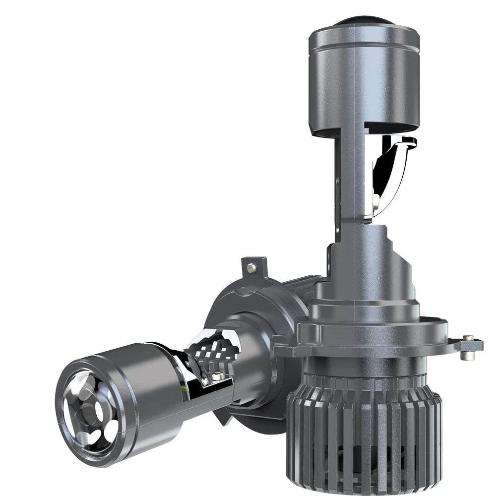 H4 LED Headlight Bulbs 110W 10000LM Mini Bi-LED Projector Lens Headlight 6000K Cool White | 2 Bulbs - Image 11