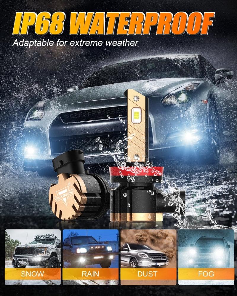 (2pcs/set) H11/H8/H9 8000LM Cool White/Yellow Z3 LED Fog Light/DRL BULBS 44W - Image 4