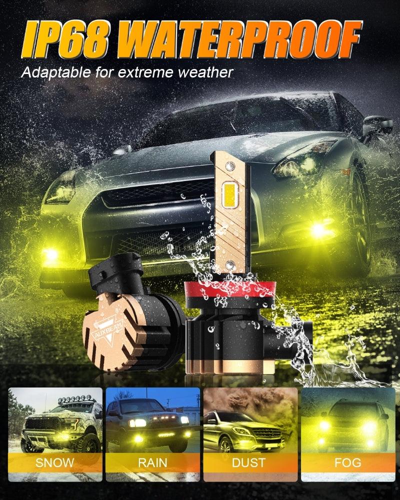 (2pcs/set) H11/H8/H9 8000LM Cool White/Yellow Z3 LED Fog Light/DRL BULBS 44W - Image 5