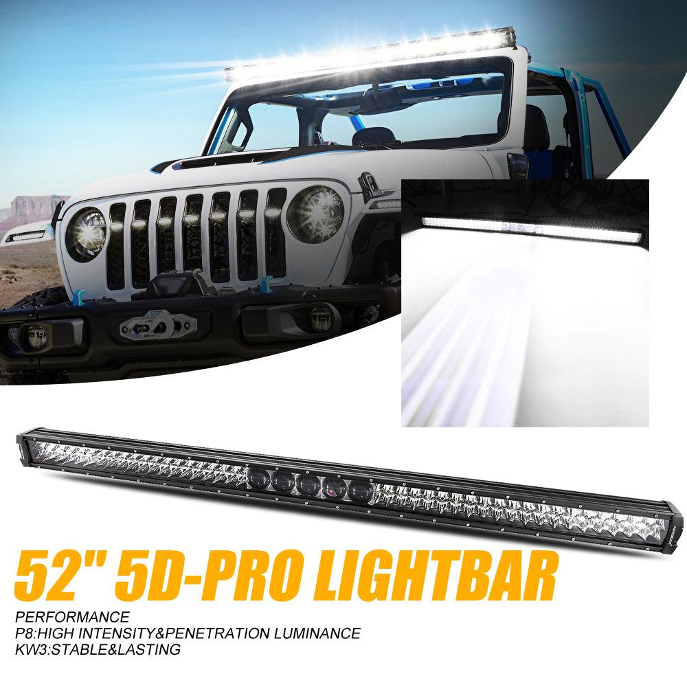 5D-PRO Series 12 Inch/22 Inch/32 Inch/42 Inch/52 Inch Spot LED Light Bar with 5D Projectors - Image 19