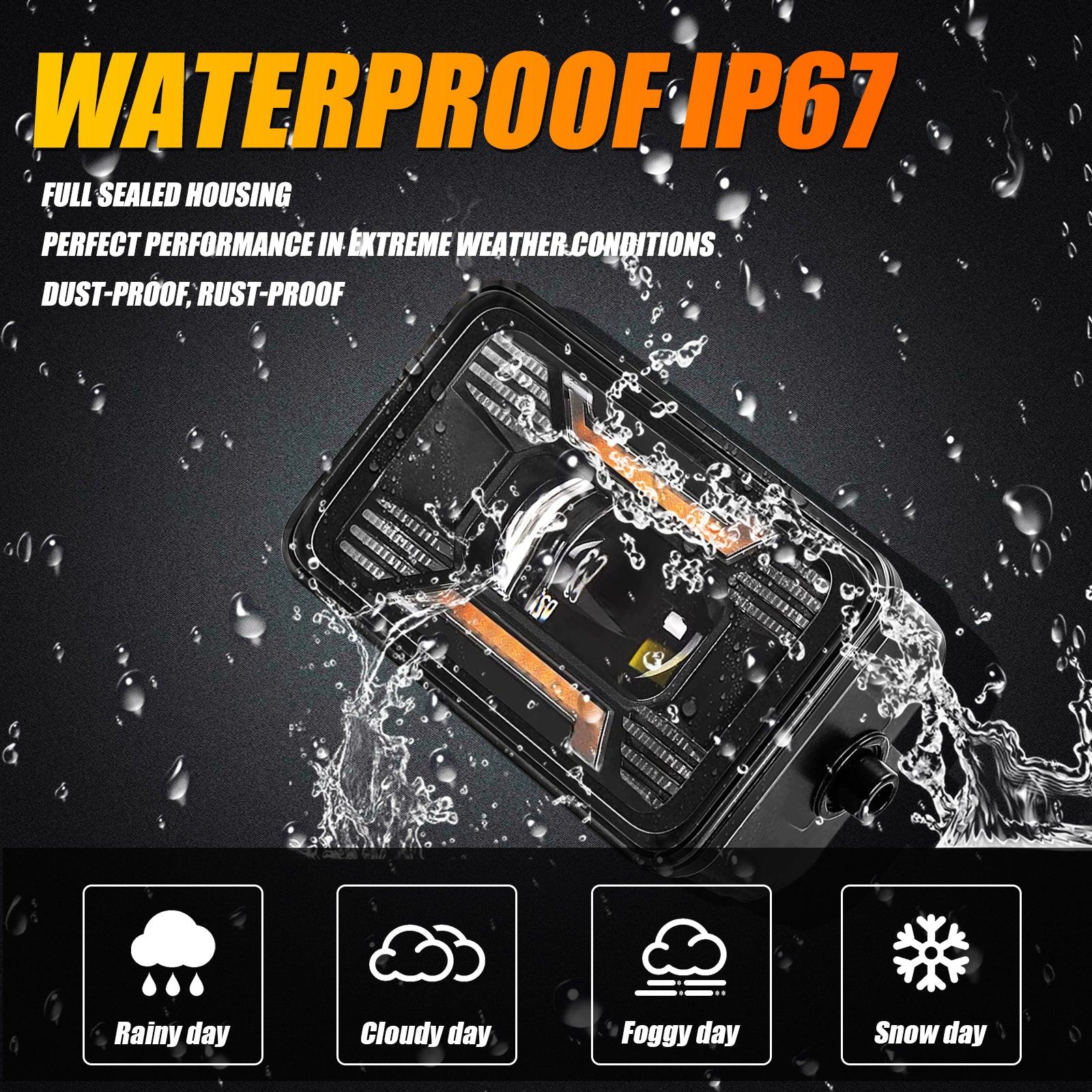 (2pcs/set) 60W LED Fog Lights with DRL/ Turn Signal for Ford F150 2015 2016 2017 2018 2019 2020 - Image 8