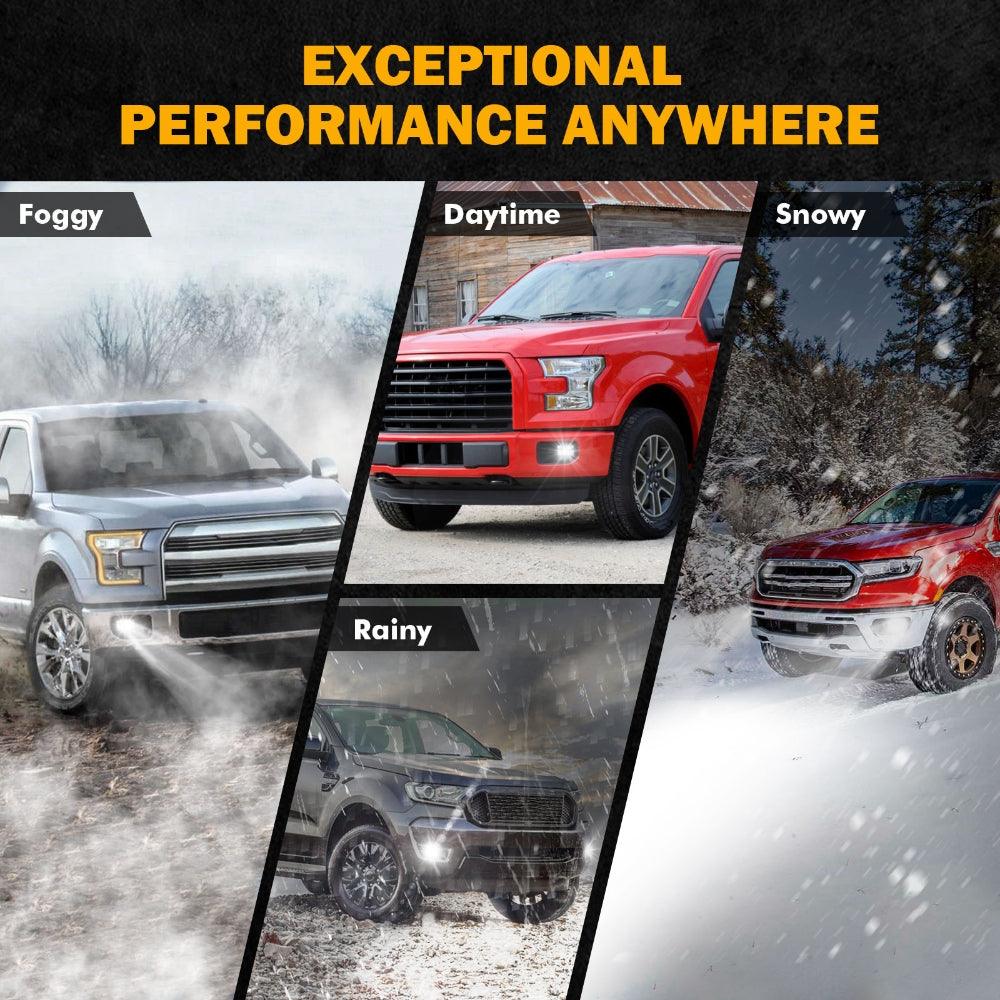 (2pcs/set) LED Fog Lights Assembly with DRL/ Turn Signal Lights for Ford F150 2015 2016 2017 2018 2019 2020 - Image 7