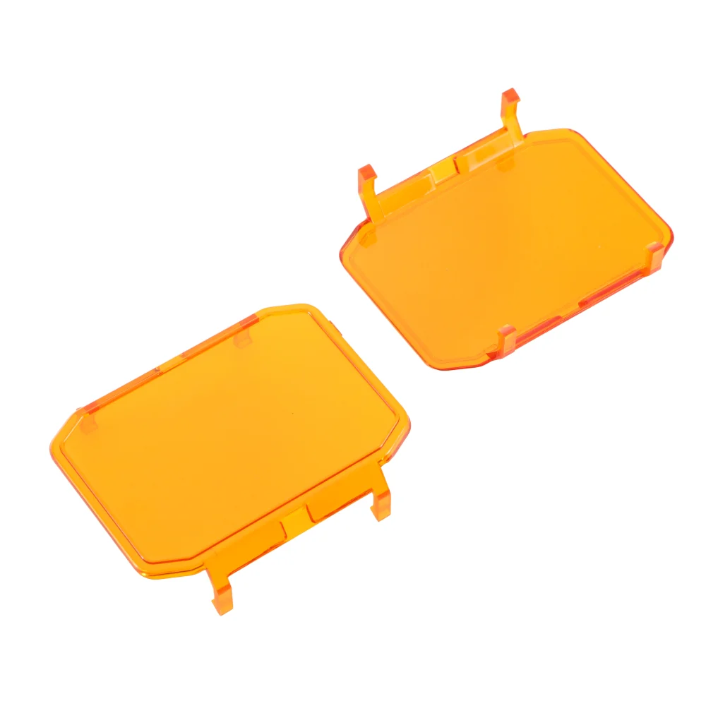 R4 Series | 4 Inch 60W LED Pods Light Flood Beam Amber Light - Image 10