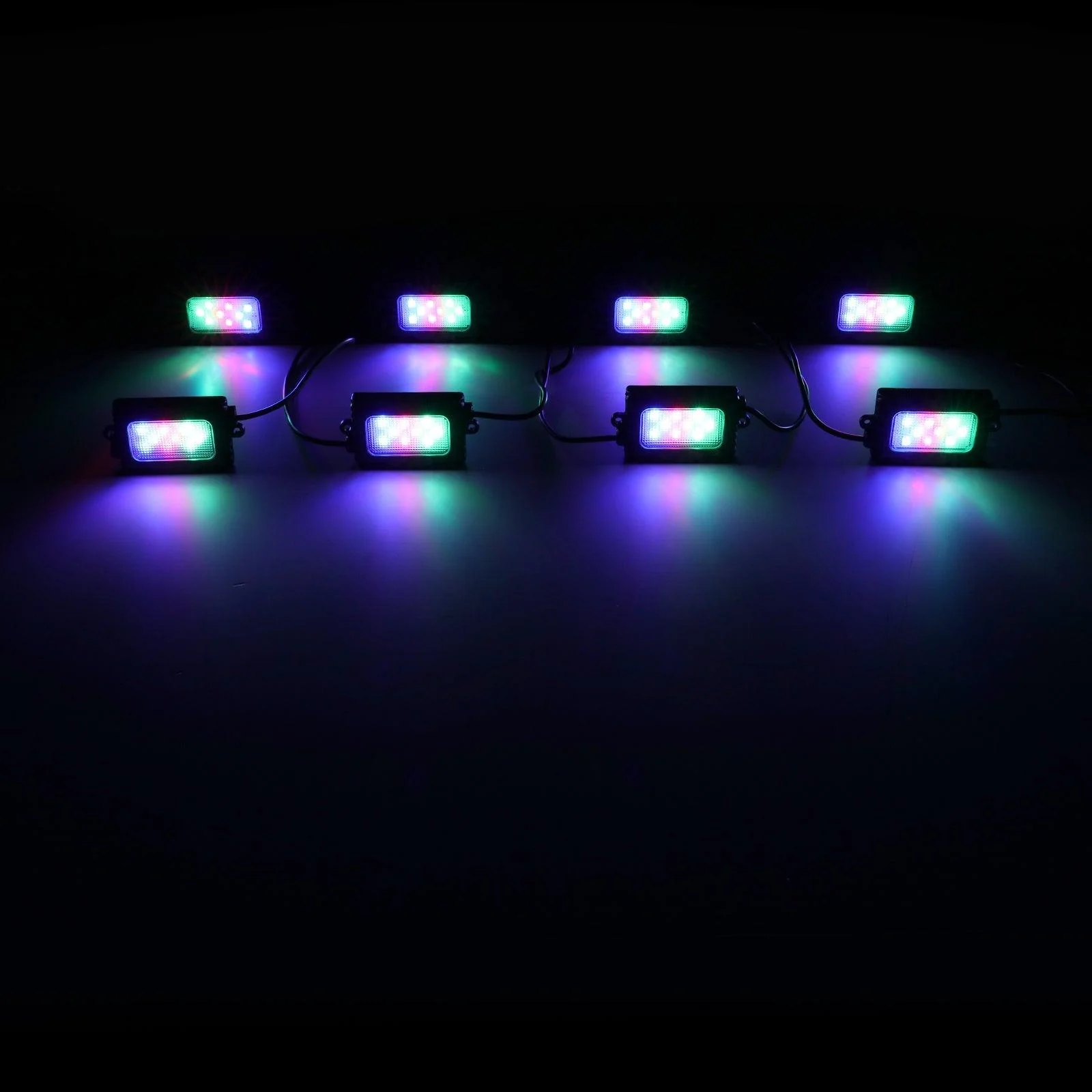 Magic Dream Color RGB LED Rock Lights Kit with Bluetooth APP Control, Multicolor Chasing Neon Underglow Lights - Image 11