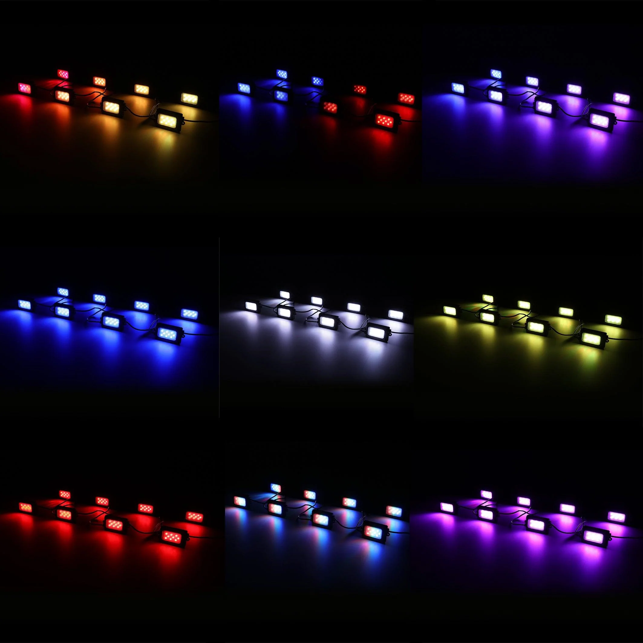 Magic Dream Color RGB LED Rock Lights Kit with Bluetooth APP Control, Multicolor Chasing Neon Underglow Lights - Image 7