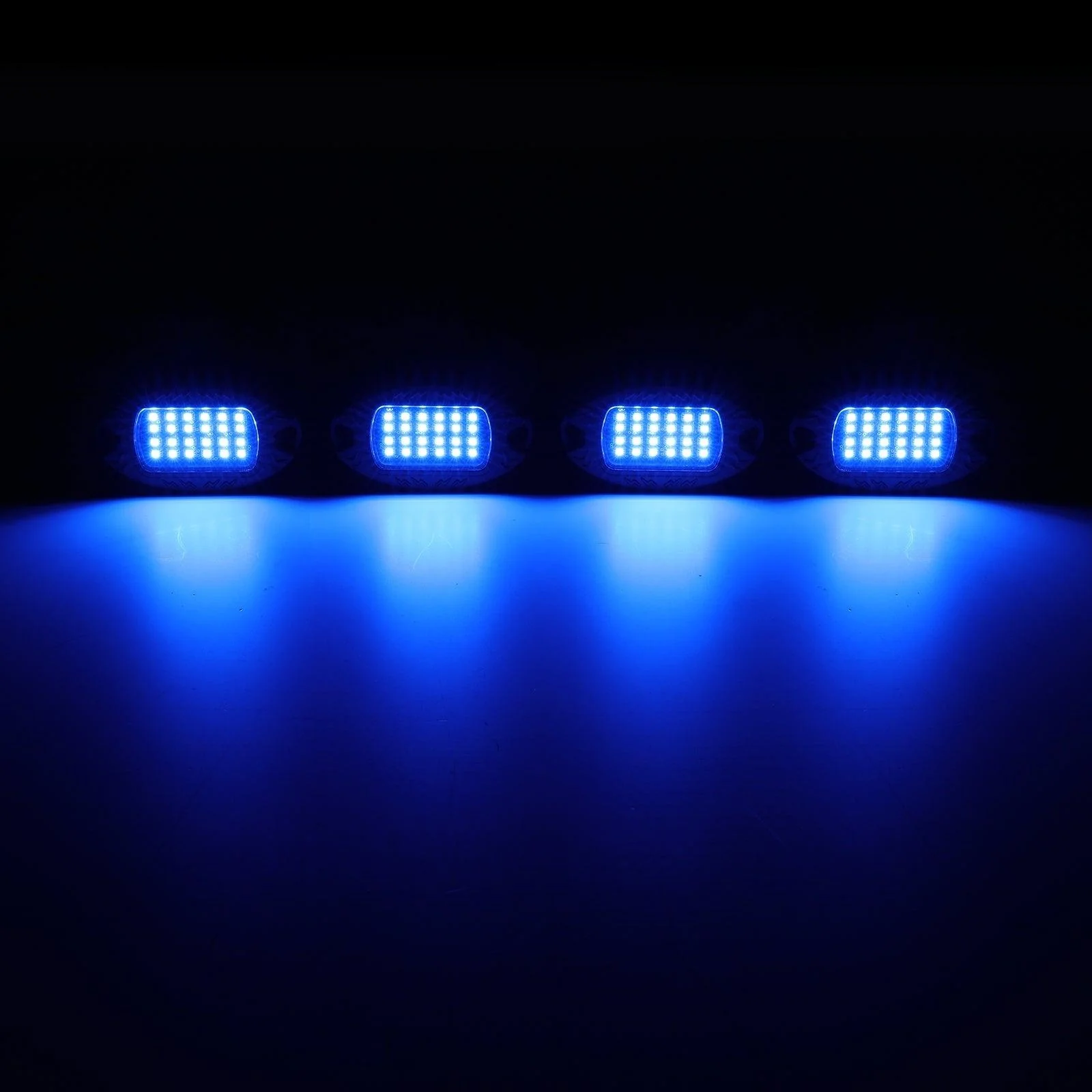 RGBW LED Rock Lights Kit with Bluetooth APP & Wireless Remote Control, Multicolor Neon Underglow Lights with Brake Light function - Image 17