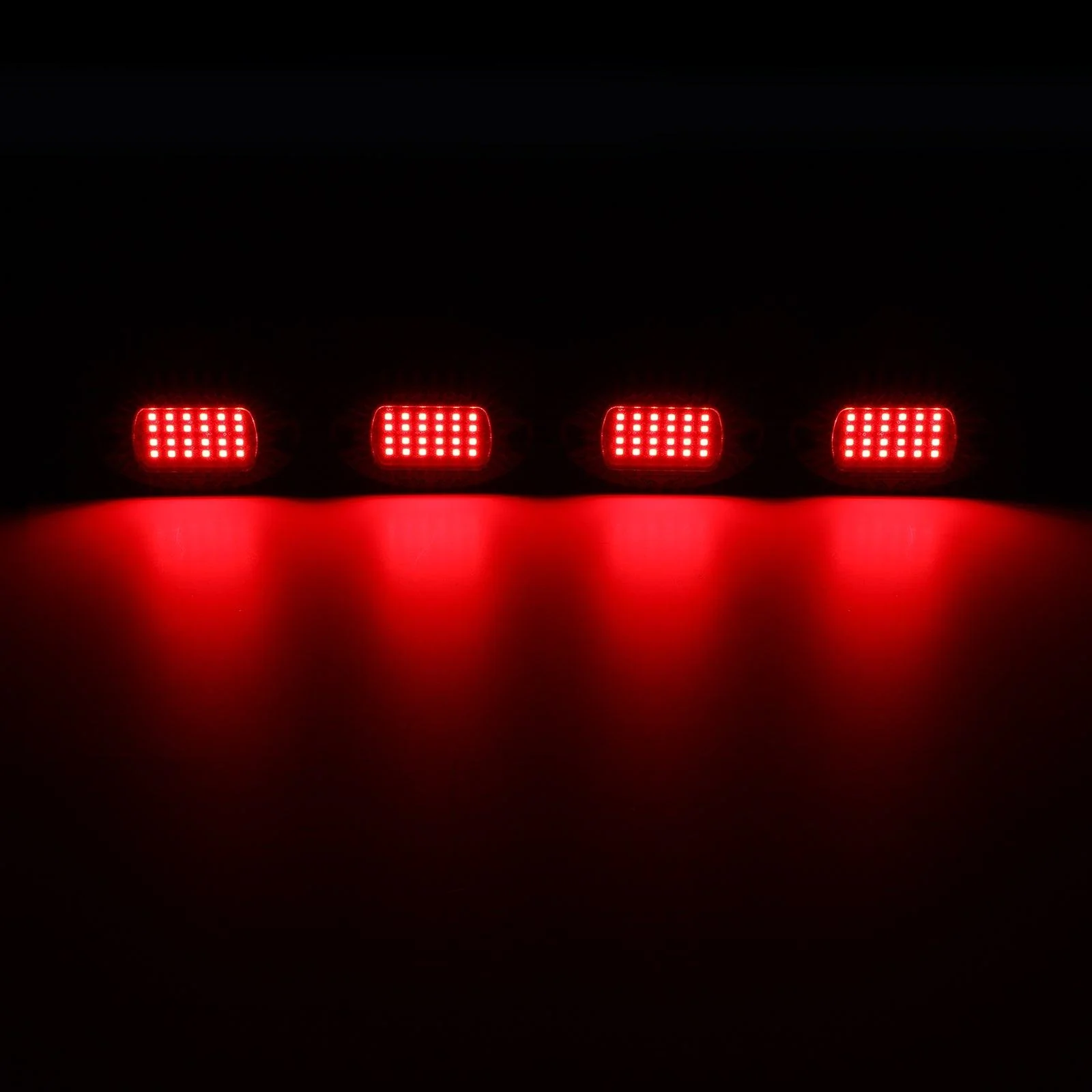 RGBW LED Rock Lights Kit with Bluetooth APP & Wireless Remote Control, Multicolor Neon Underglow Lights with Brake Light function - Image 18