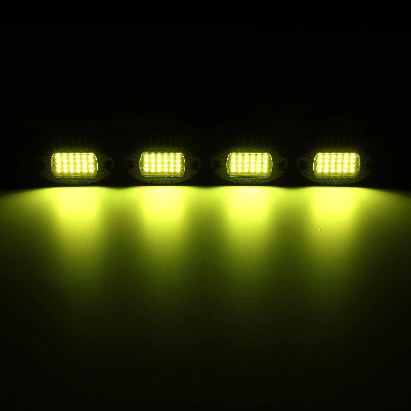 RGBW LED Rock Lights Kit with Bluetooth APP & Wireless Remote Control, Multicolor Neon Underglow Lights with Brake Light function - Image 22