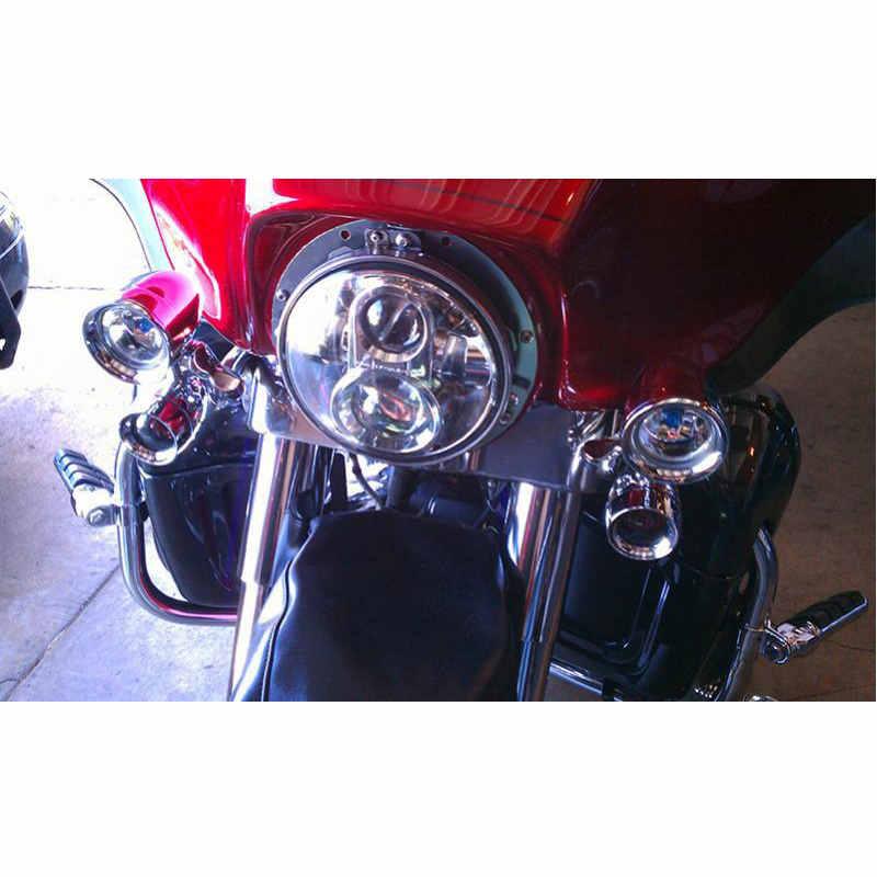 7'' ROUND LED LIGHT MOUNTING RING FOR HARLEY DAVIDSON MODELS - Image 7