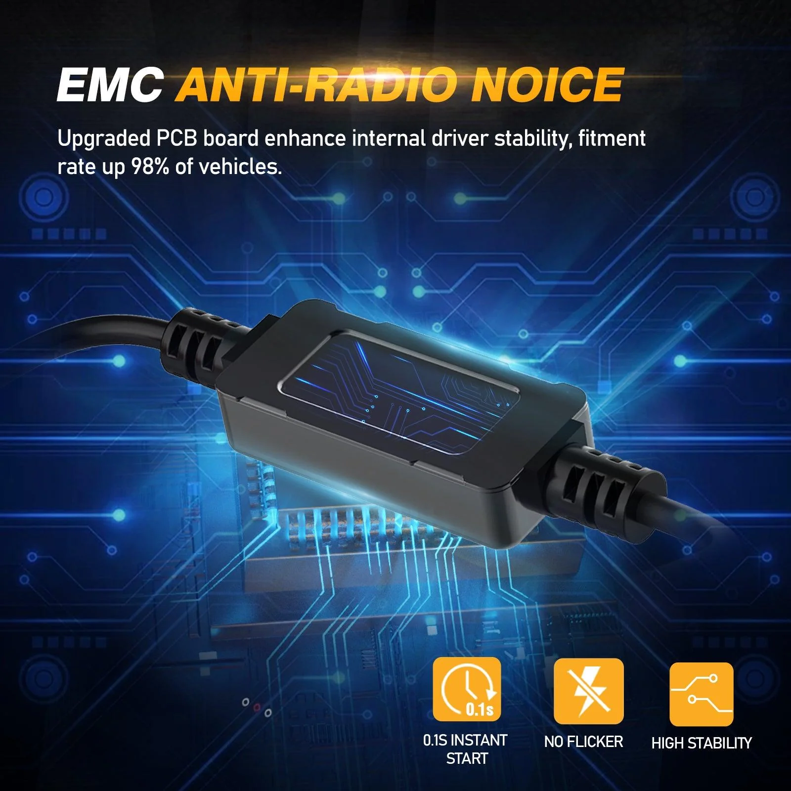 Mini Size F2 Series 10000LM 52W LED Headlight Bulbs 6500K Cool White - Image 5