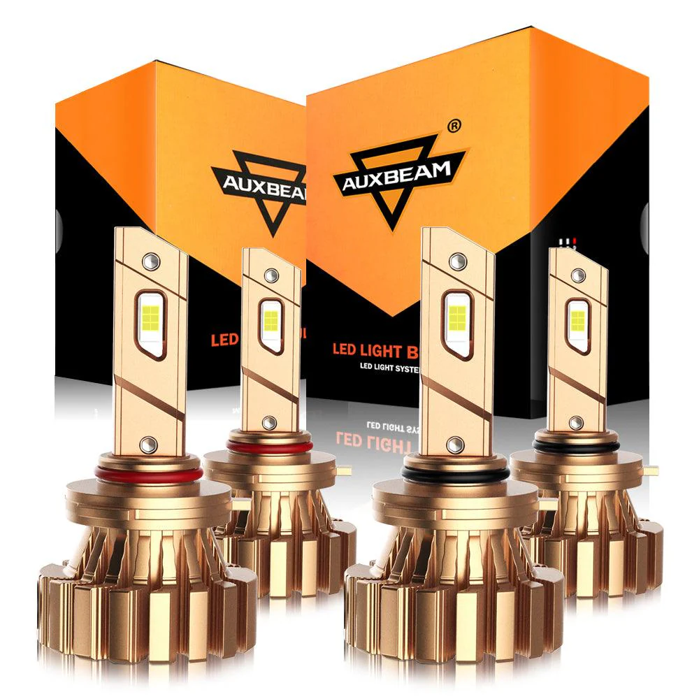 Fanless X60 Series 4000LM 44W LED Headlight Bulbs 6500K Cool White - Image 11