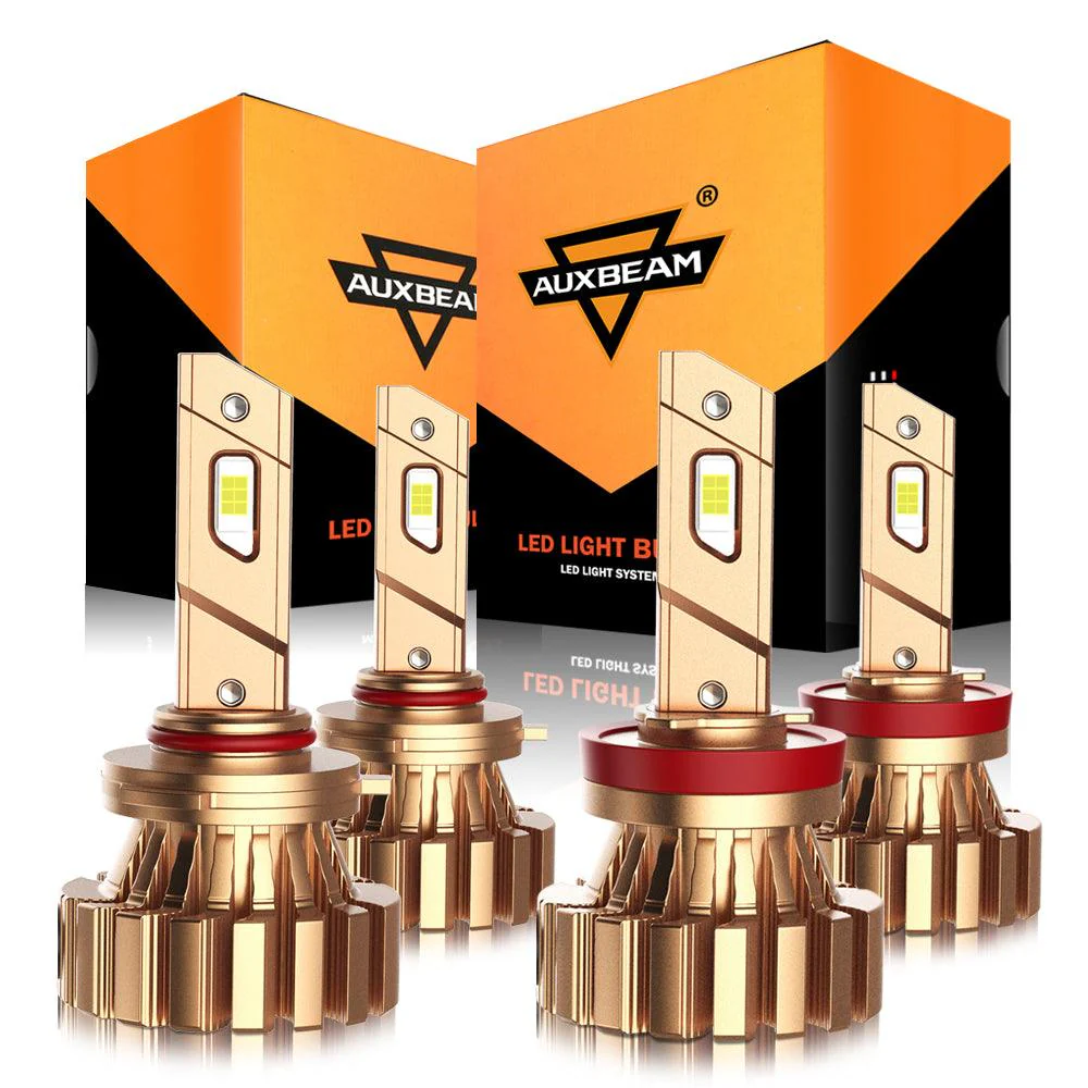 Fanless X60 Series 4000LM 44W LED Headlight Bulbs 6500K Cool White - Image 12