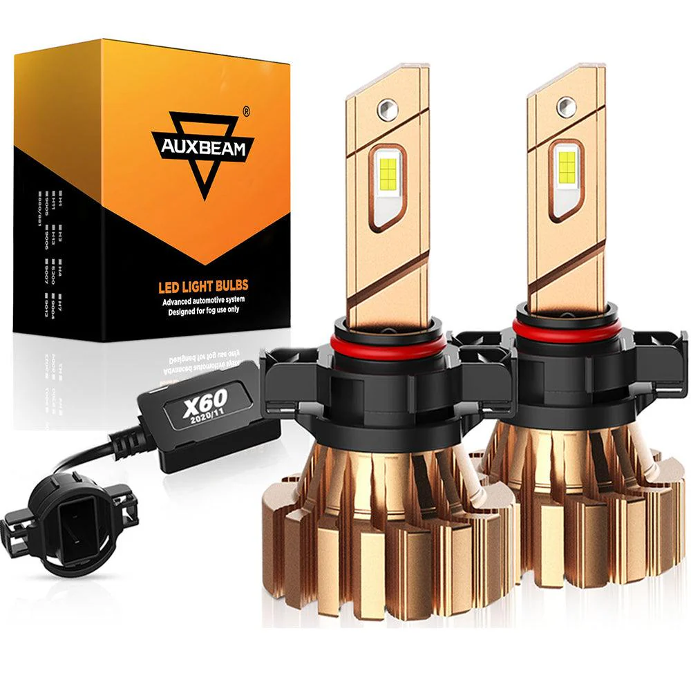 Fanless X60 Series 4000LM 44W LED Headlight Bulbs 6500K Cool White - Image 14