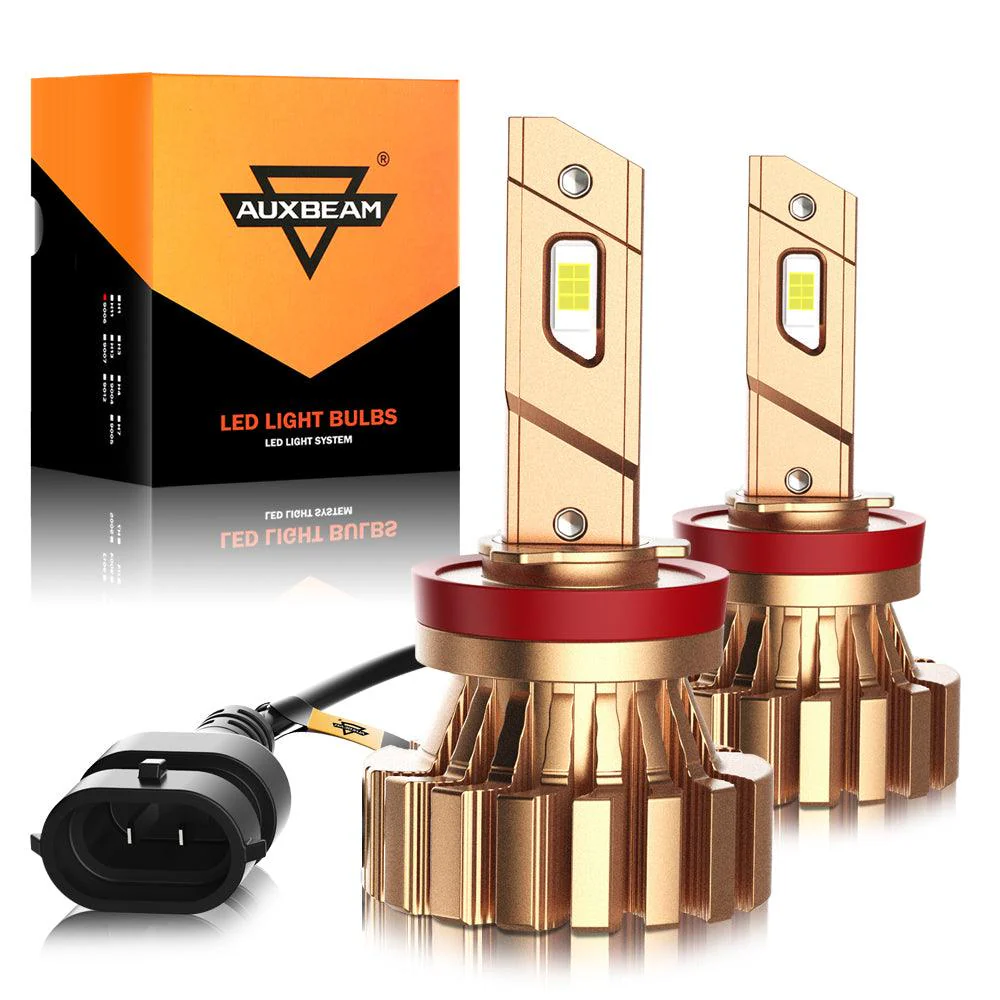 Fanless X60 Series 4000LM 44W LED Headlight Bulbs 6500K Cool White - Image 8