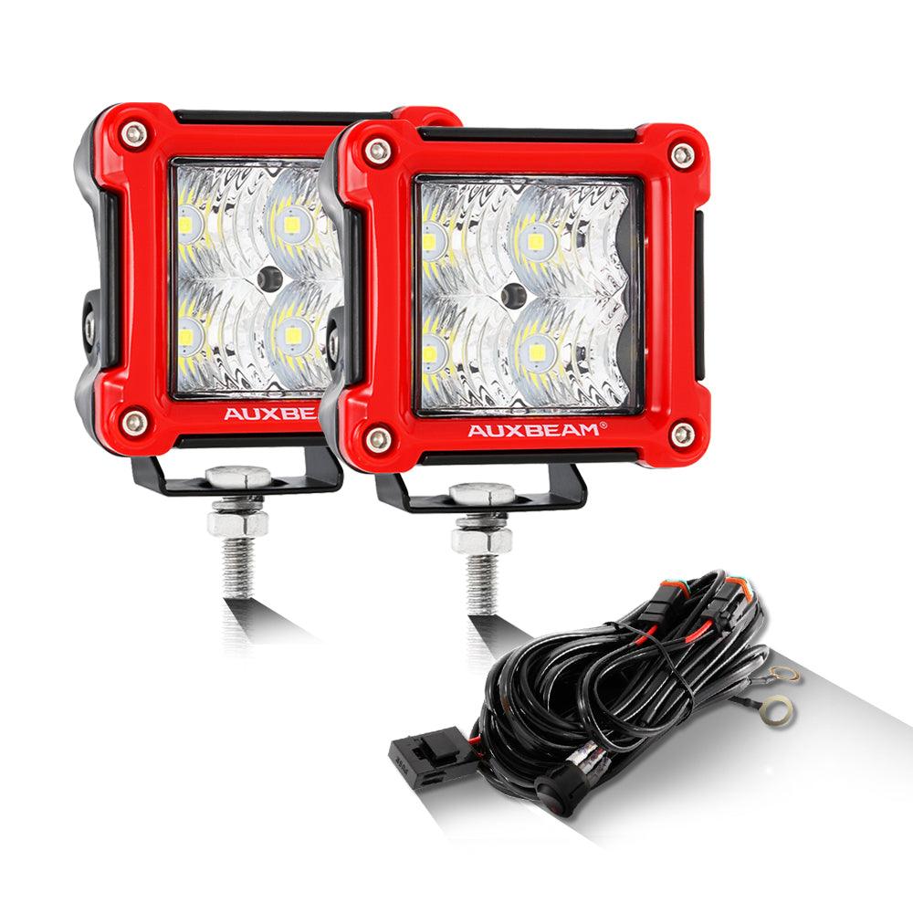 3" 40W LED Pods Light Spot/Flood with wiring harness for SUV ATV UTV Trucks Pickup Boat - Image 12