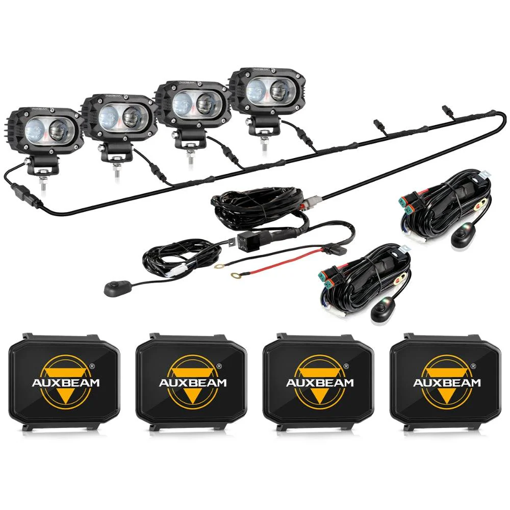 R4 Series | 4 Inch 60W Spot Beam LED Pods Light White Driving Light - Image 12