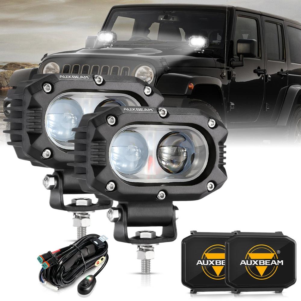 R4 Series | 4 Inch 60W Spot Beam LED Pods Light White Driving Light - Image 13