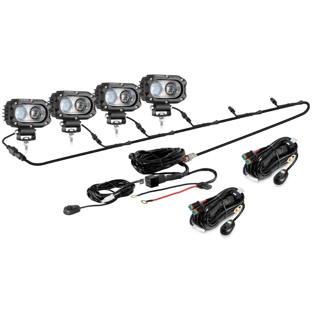 R4 Series | 4 Inch 60W Spot Beam LED Pods Light White Driving Light - Image 14