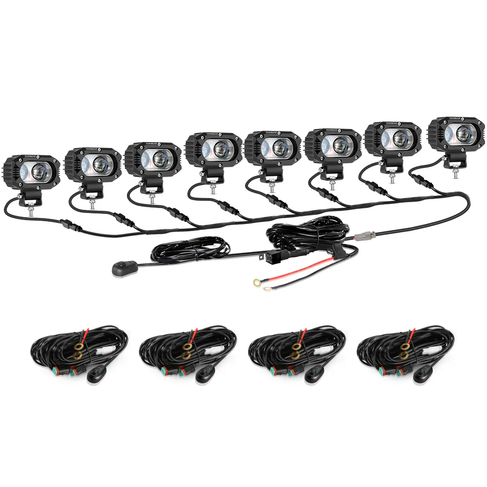 R4 Series | 4 Inch 60W Spot Beam LED Pods Light White Driving Light - Image 18