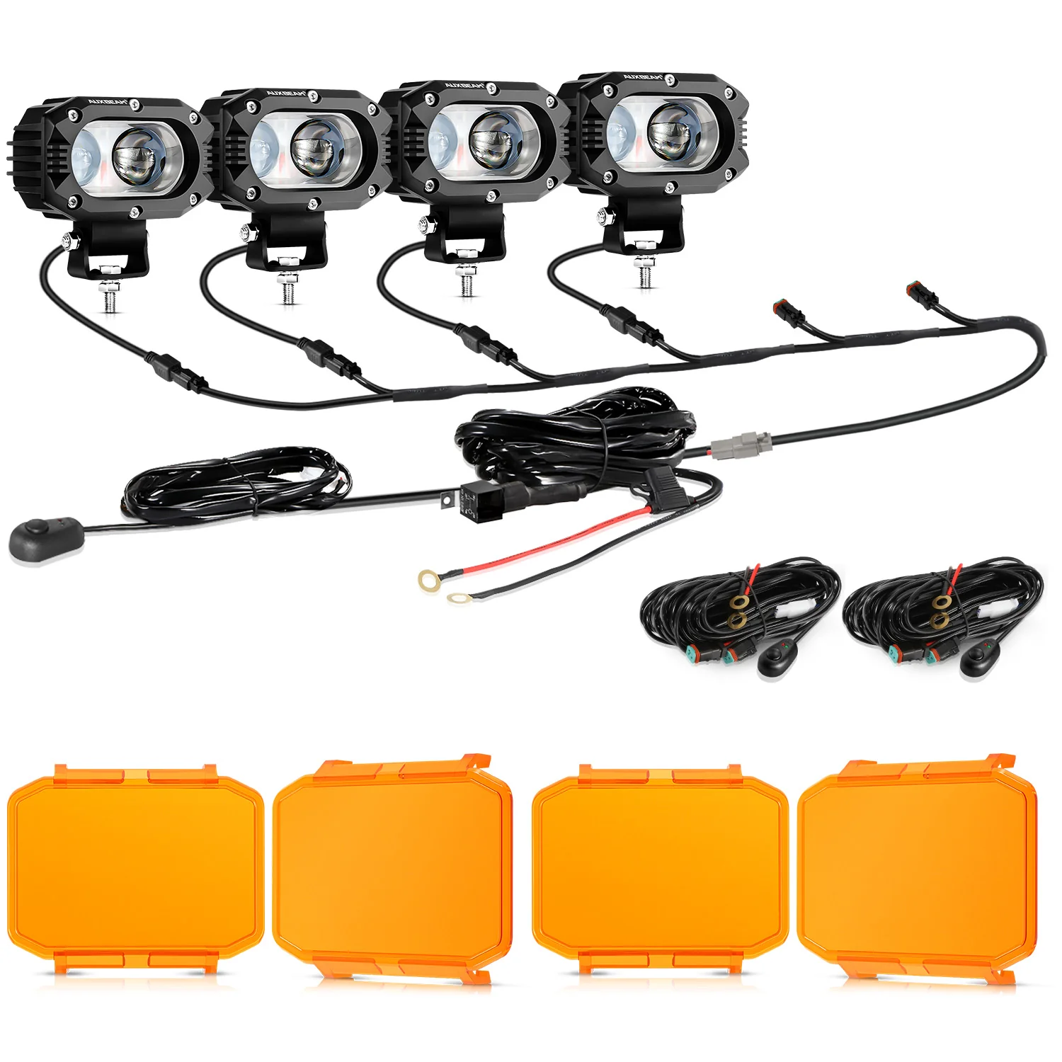 R4 Series | 4 Inch 60W Spot Beam LED Pods Light White Driving Light - Image 20