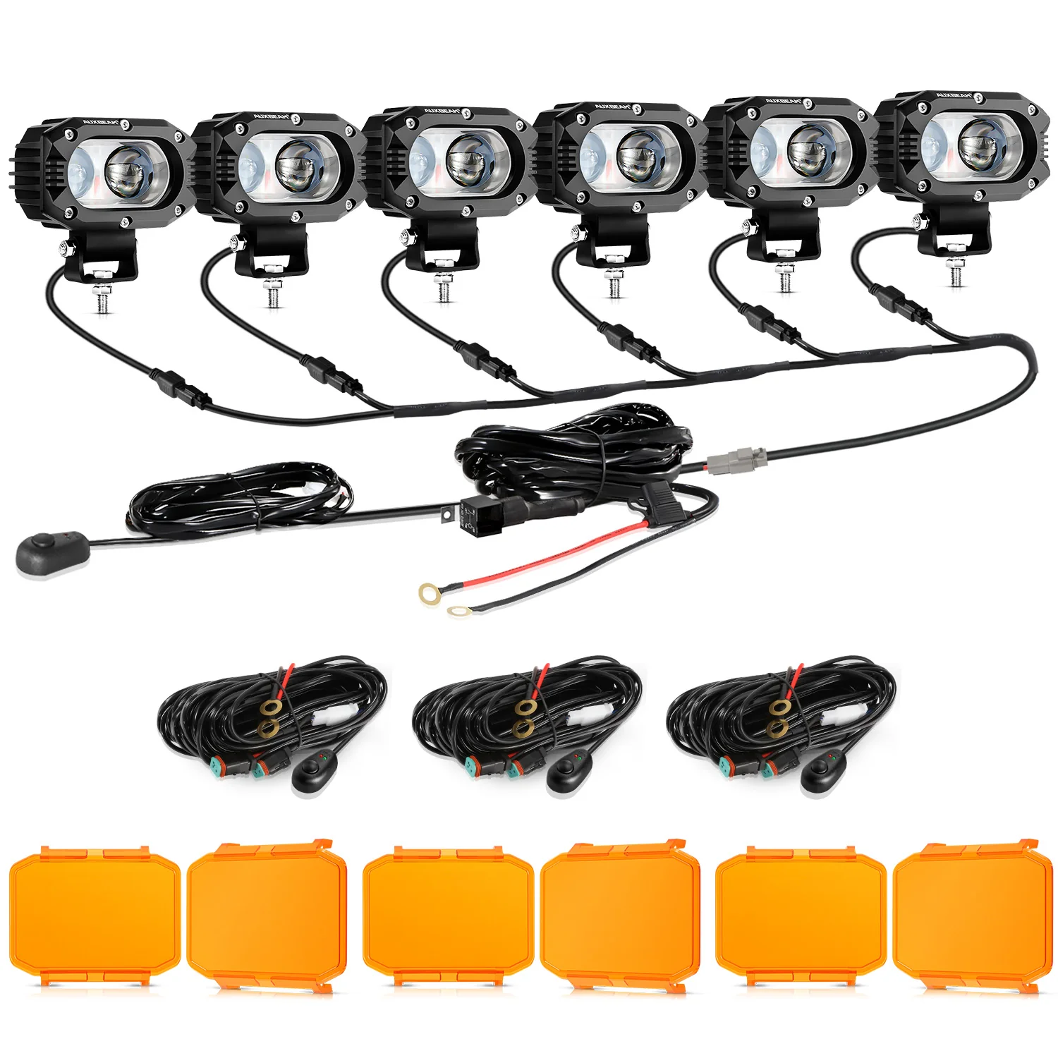 R4 Series | 4 Inch 60W Spot Beam LED Pods Light White Driving Light - Image 21