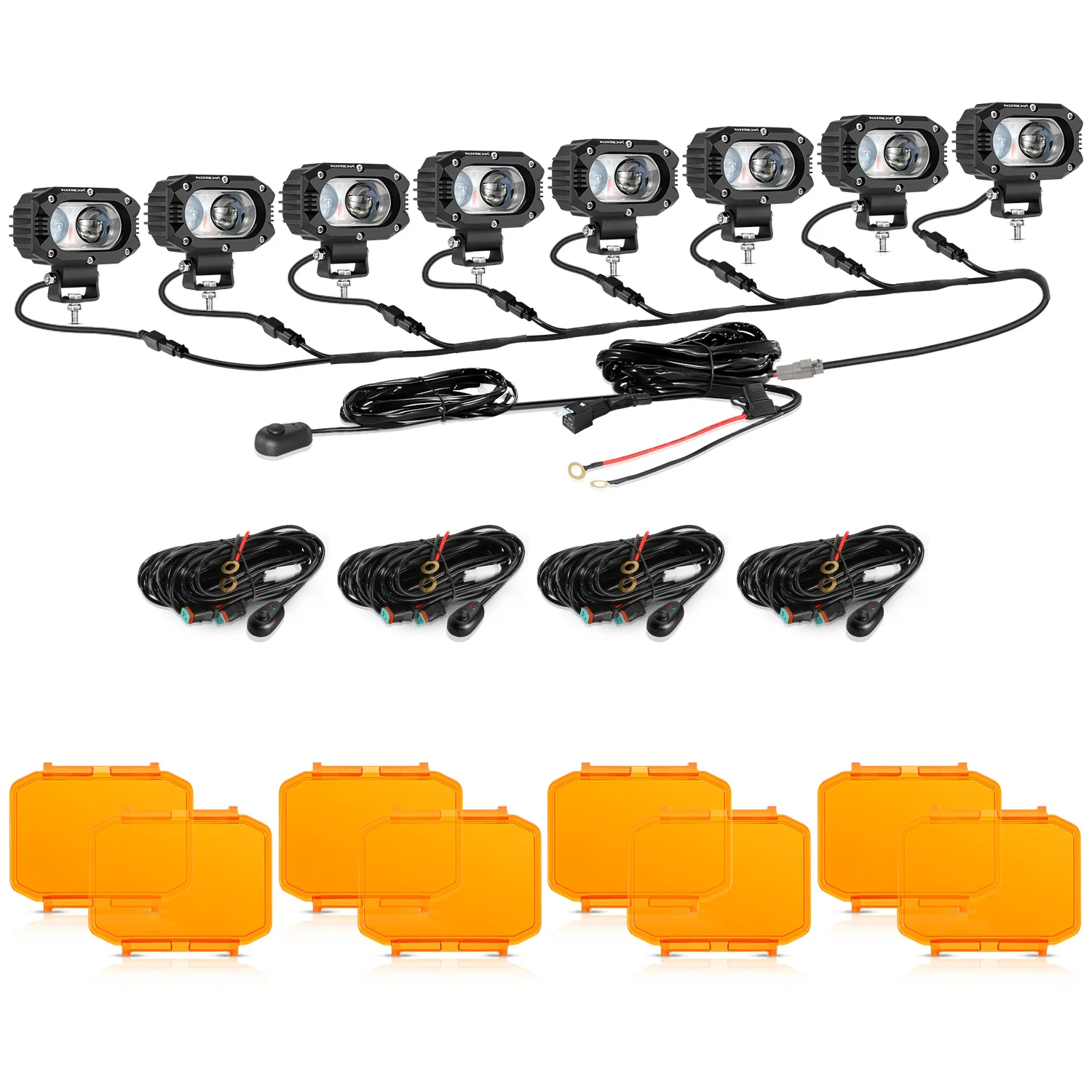 R4 Series | 4 Inch 60W Spot Beam LED Pods Light White Driving Light - Image 22