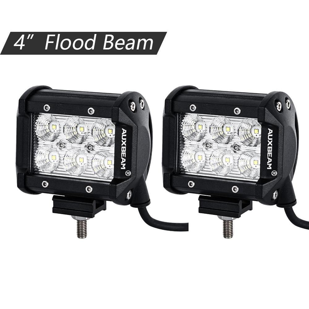 4" Classic-SM Series Dual Row LED Pod Light 6000K White Spot/Flood for SUV ATV UTV Trucks Pickup Boat - Image 11