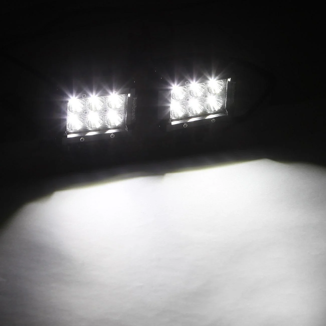 4" Classic-SM Series Dual Row LED Pod Light 6000K White Spot/Flood for SUV ATV UTV Trucks Pickup Boat - Image 4