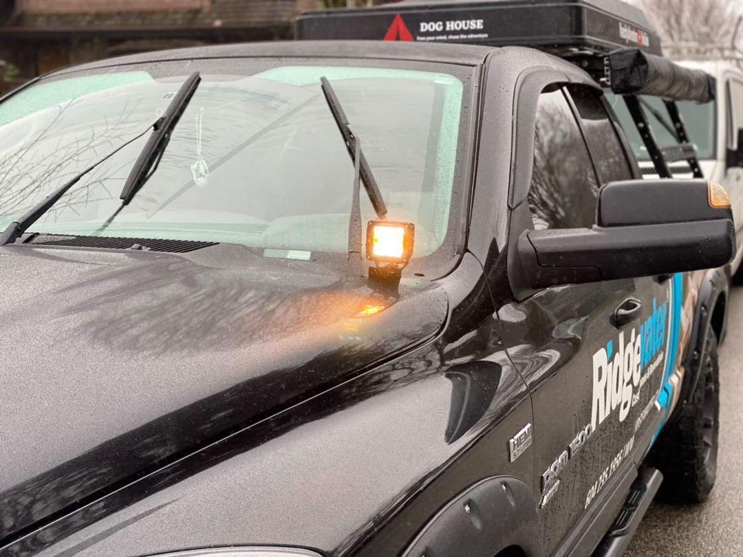 (2pcs/set) 3 inch 6 Modes White&Amber LED Square Light Pod Working Lights with Wiring Harness for SUV ATV UTV Trucks Pickup Boat - Image 13