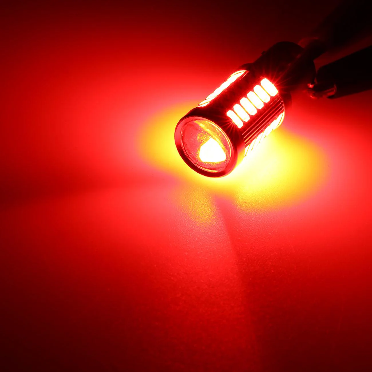 1156 P21W BA15S LED Brake/Reverse/Parking/Tail/Turn Singnal Light Bulbs 50W 8000LM Cool White/Amber/Red 33 Series | 2 Bulbs - Image 9