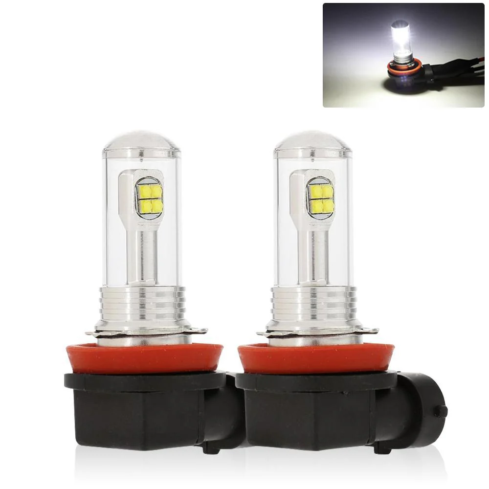 (2pcs/set) SMD 20W 7000LM Natural White/AMBER Led Fog Light Bulbs - Image 12