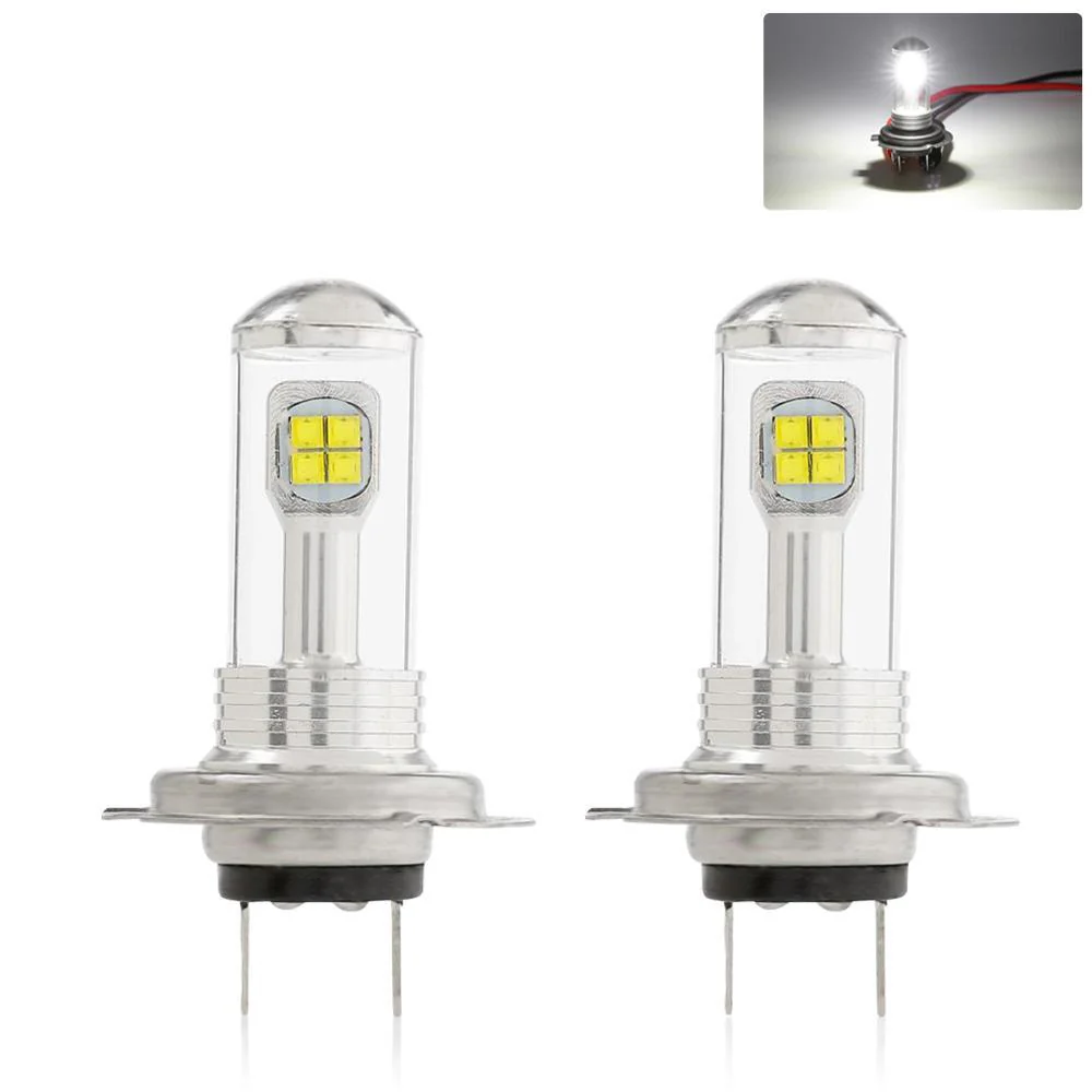 (2pcs/set) SMD 20W 7000LM Natural White/AMBER Led Fog Light Bulbs - Image 15