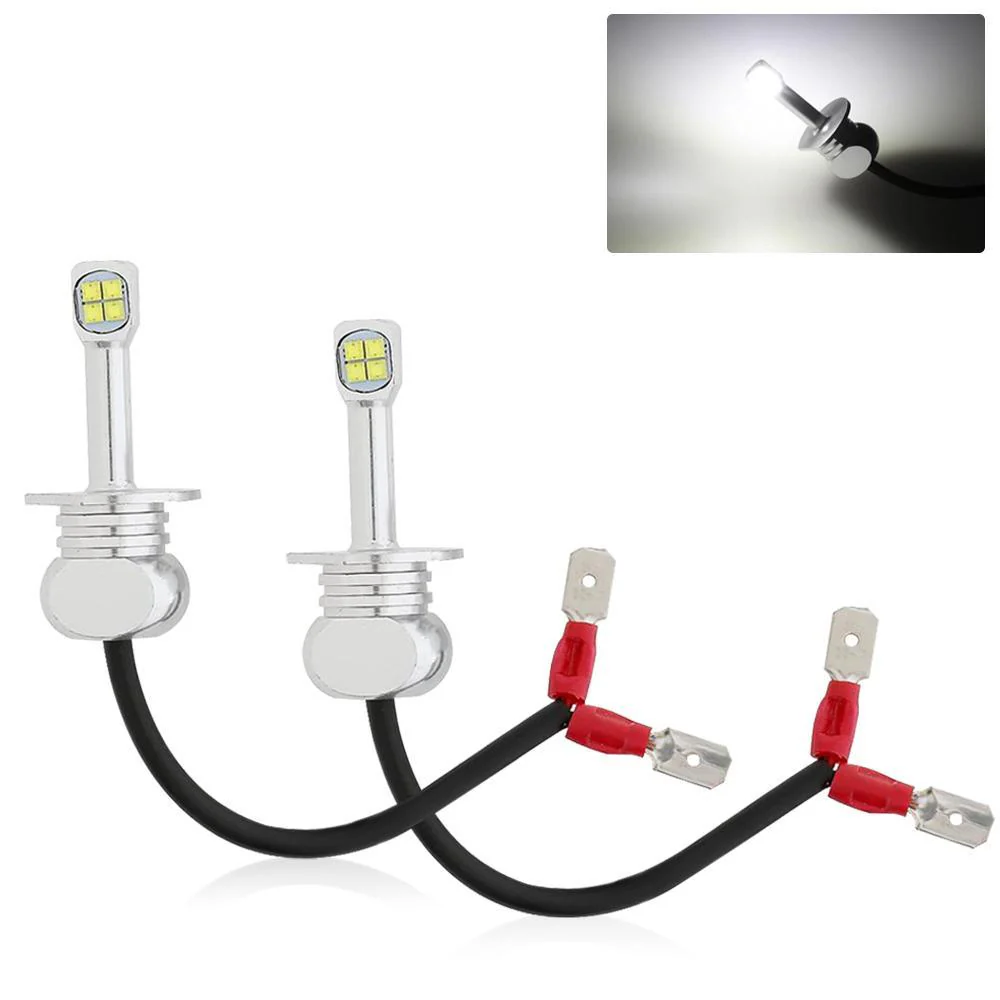 (2pcs/set) SMD 20W 7000LM Natural White/AMBER Led Fog Light Bulbs - Image 16