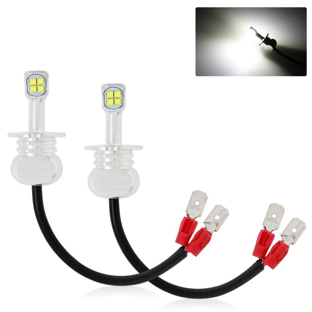 (2pcs/set) SMD 20W 7000LM Natural White/AMBER Led Fog Light Bulbs - Image 17