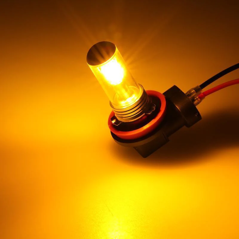 (2pcs/set) SMD 20W 7000LM Natural White/AMBER Led Fog Light Bulbs - Image 4