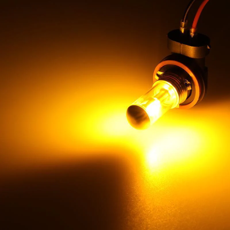 (2pcs/set) SMD 20W 7000LM Natural White/AMBER Led Fog Light Bulbs - Image 5