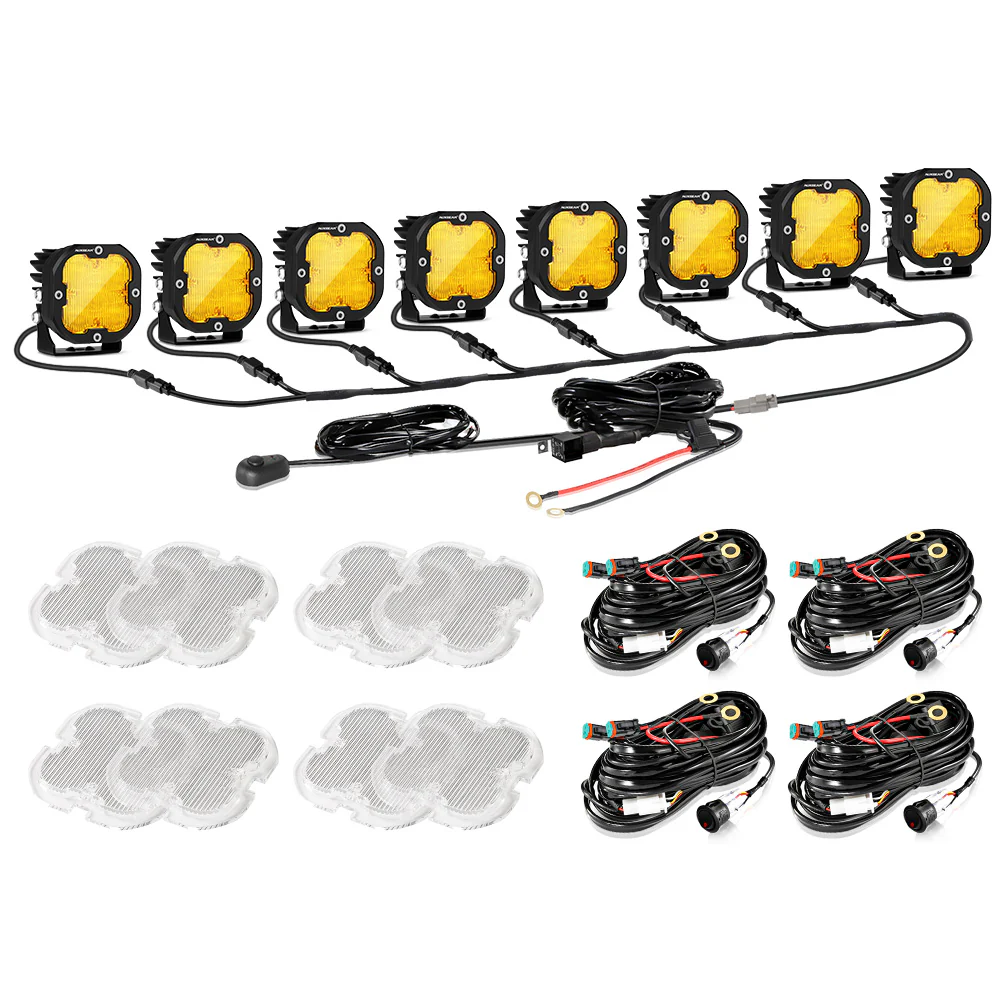 XP-ULTRA Series 3 Inch 80W 9600LM LED Pods Lights White&Amber - Image 51
