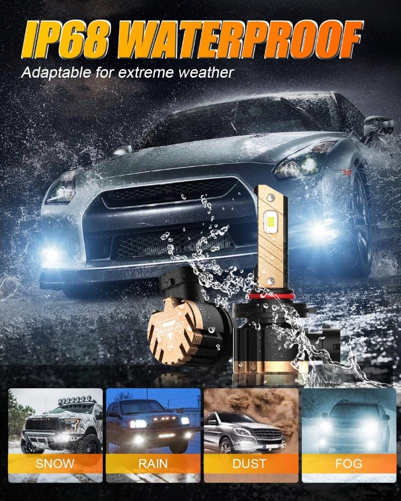 H10 9145 9140 HB3 LED Fog Light/DRL Bulbs 44W 8000LM 6500K Cool White Z3 Series | 2 Bulbs - Image 3