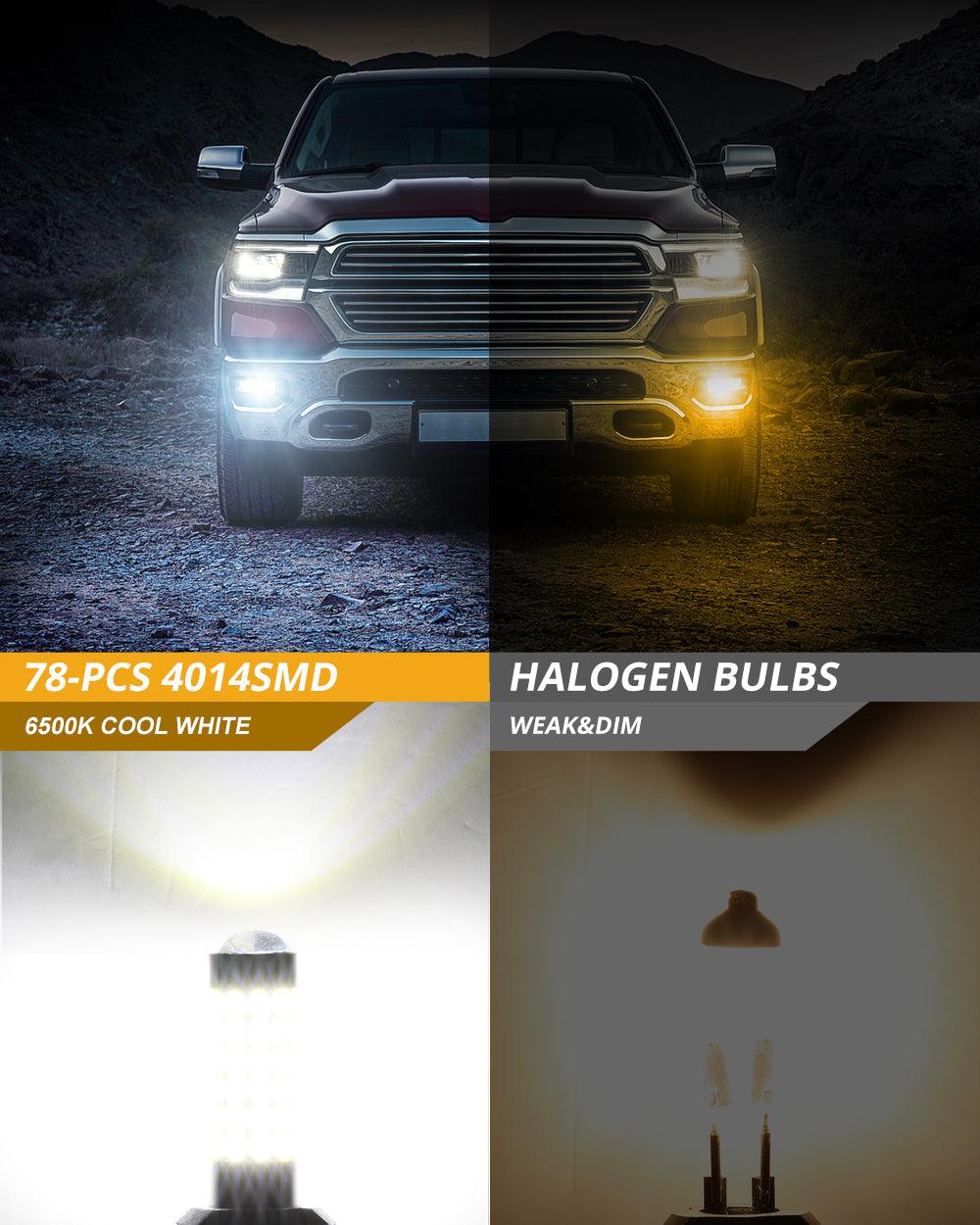 881 886 889 894 896 898 LED Fog Light/DRL Bulbs 6W 2000ML 6500K White | 2 Bulbs - Image 6