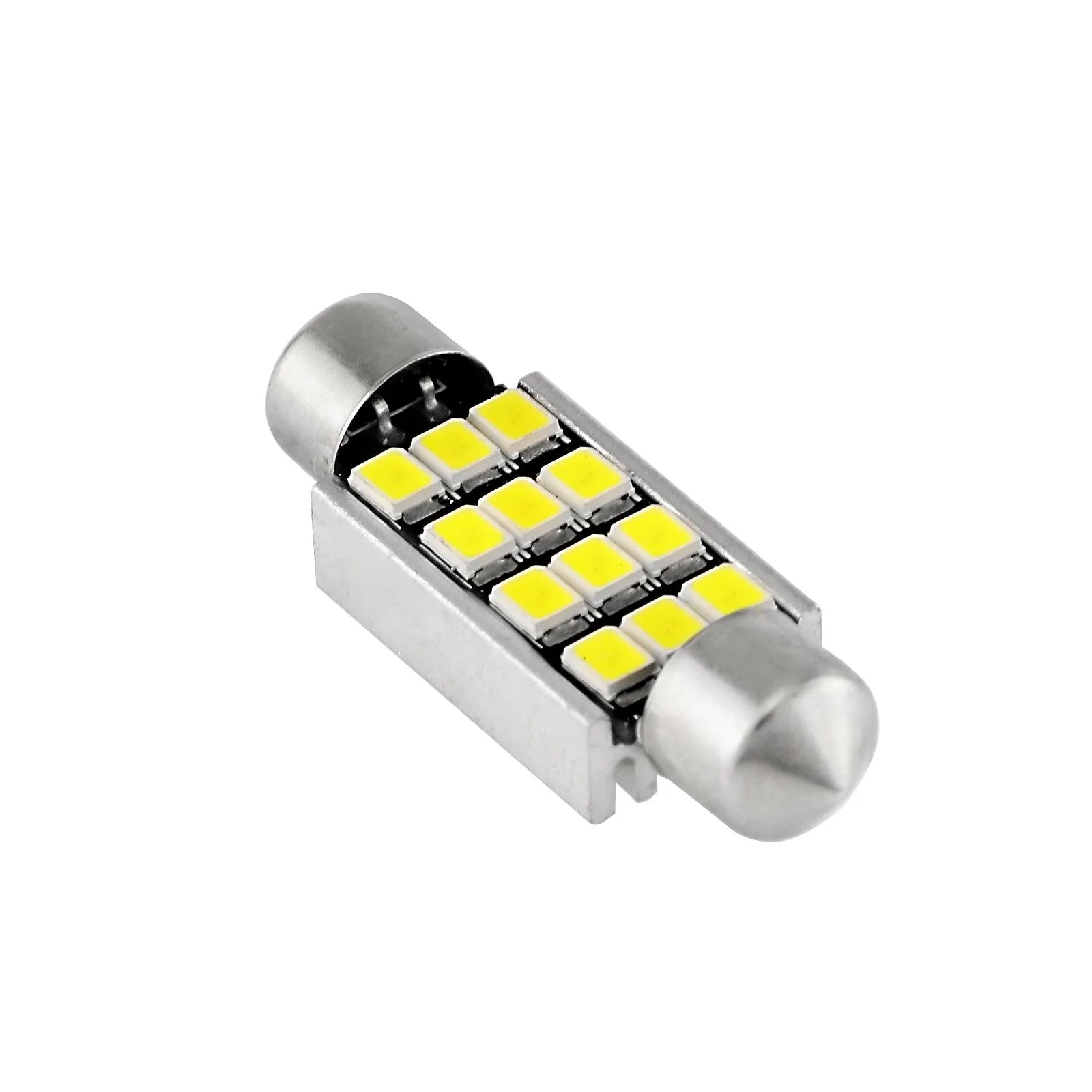 39MM DE3174 1.54" Festoon LED Interior/Dome/Map/License Plate Light Bulbs 2.7W 400LM 6500K White | 2 Bulbs - Image 5