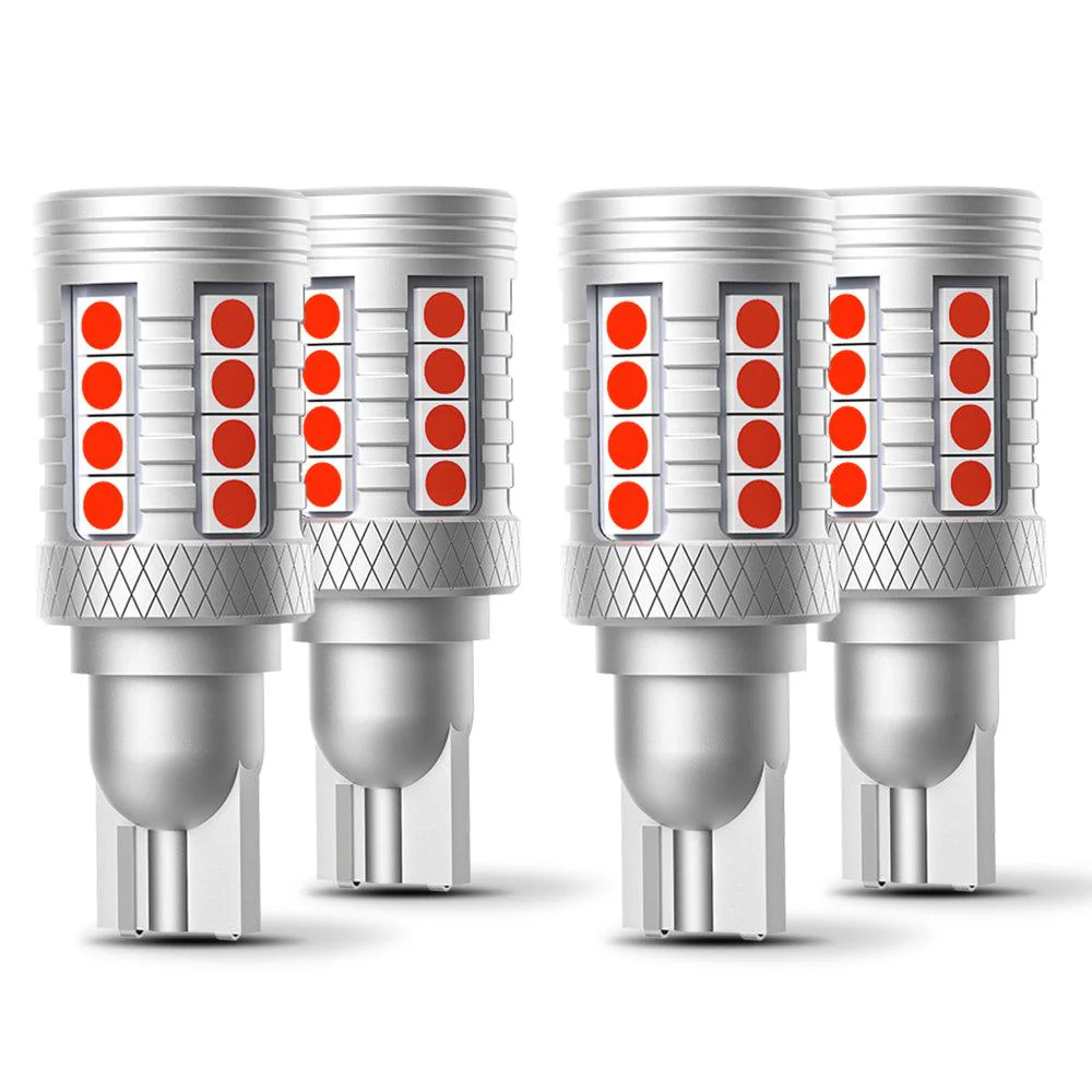 912 921 T15 W16W LED Strobe Flashing 3rd Brake Center High Mount Stop Light 20W 350% B3 Series | 2 Bulbs - Image 7